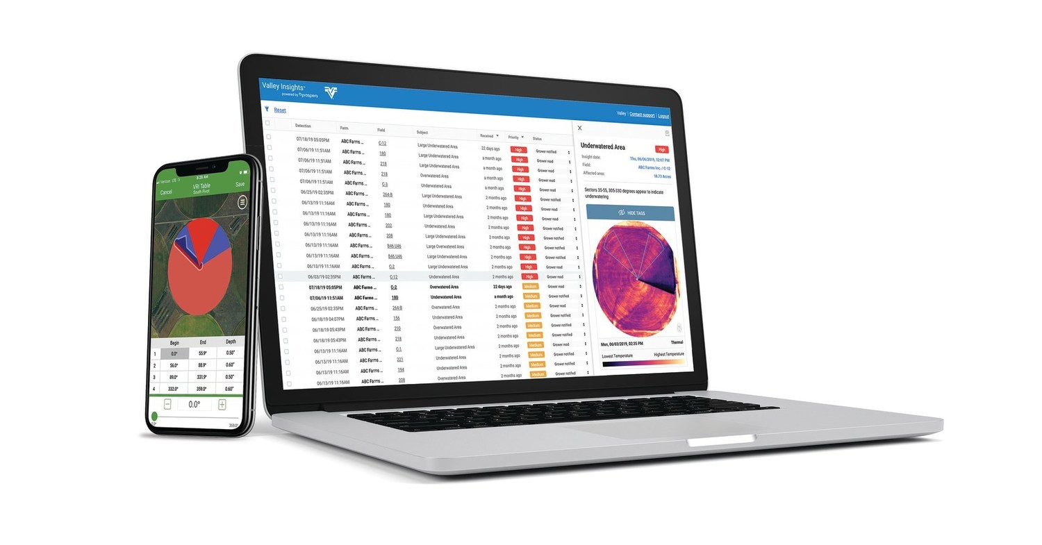 Valley Irrigation Advanced Technology Uses AI to Detect Crop Health and