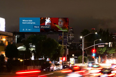 New nationwide digital billboard campaign from city leaders, education advocates lights up a discussion on after school learning.