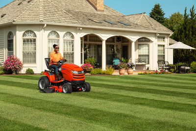 Simplicity adds ergonomic power steering and hydraulic lift systems to select ride mowers