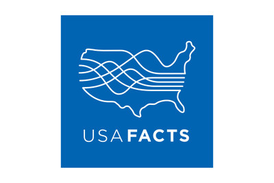 USA Facts logo.