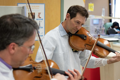 The Colorado Symphony performs during the second annual DaVita Day of Music. The Colorado Symphony performs during the second annual DaVita Day of Music.