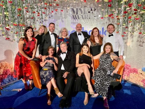 2e Team celebrates CEO, Ross Toohey's Agency Entrepreneur of the Year Silver win at the 2019 MM&M Awards.