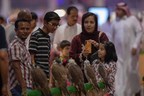 Mais de 70.000 visitantes e 2 milhões de riais em vendas de falcões no primeiro dia da Feira de Riade