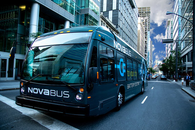 Nova Bus introduces the LFSe+, a new long-range electric bus with dual charging options (CNW Group/Nova Bus)