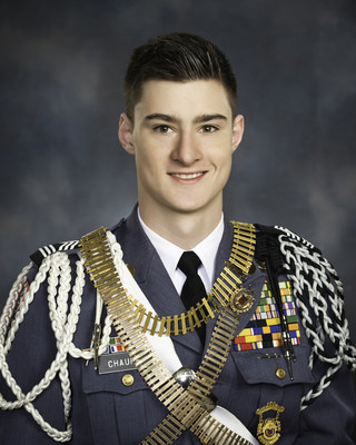 Cadet Skyler Chauff's 11th grade portrait at St. John's Northwestern Military Academy.