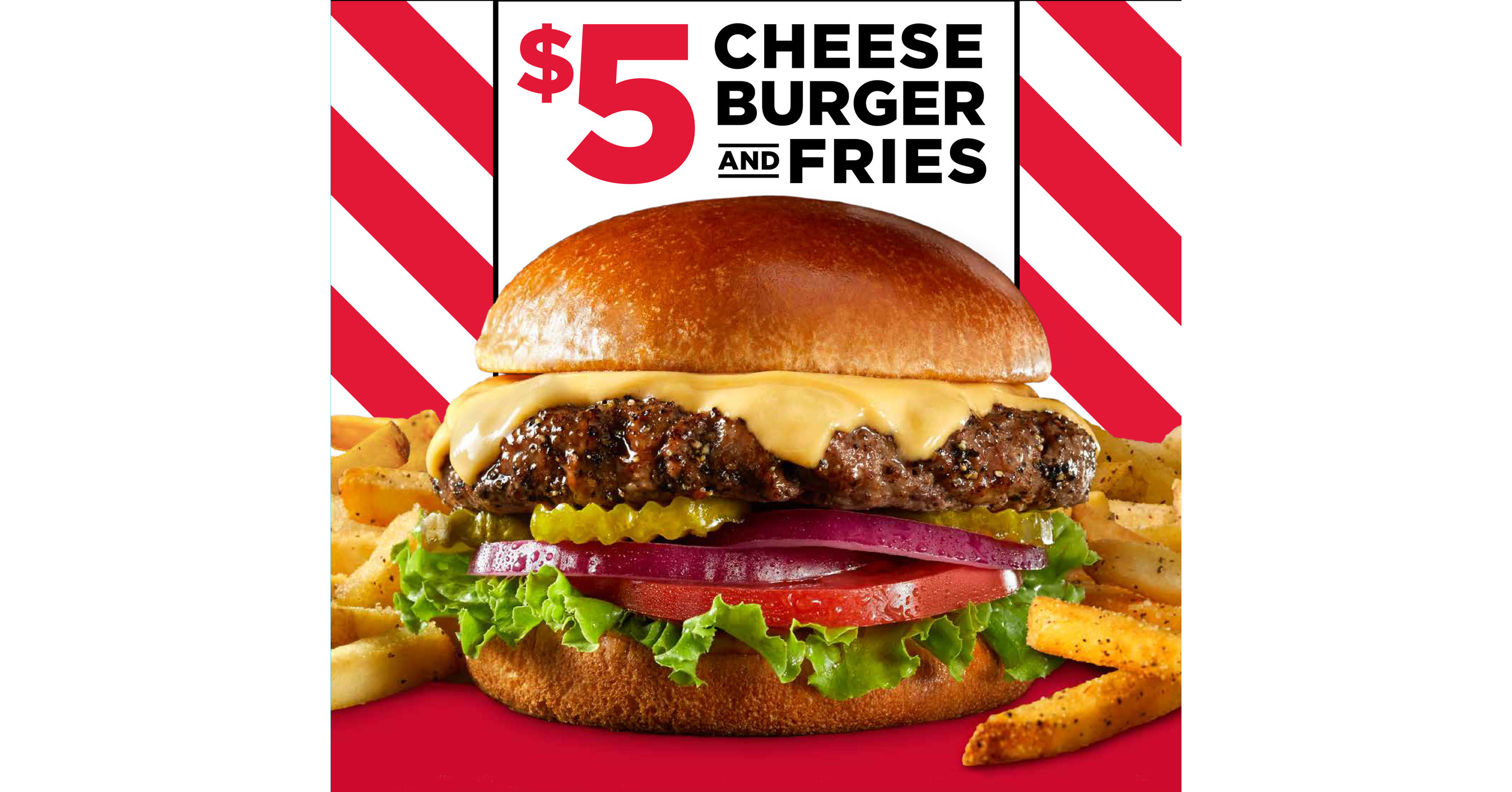 Tgi Fridays™ Makes Every Day Cheeseburger Day With 5 Cheeseburgers And Fries