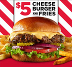 TGI Fridays™ Makes Every Day Cheeseburger Day with $5 Cheeseburgers &amp; Fries