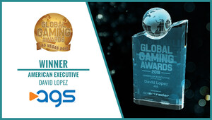 AGS President &amp; CEO David Lopez Wins Global Gaming Award For 'American Executive Of The Year'
