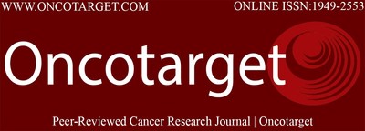 Oncotarget is a weekly peer-reviewed open access bio-medical journal covering research on all aspects of oncology. Oncotarget is a weekly peer-reviewed open access bio-medical journal covering research on all aspects of oncology.