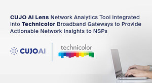 CUJO AI Lens Network Analytics Tool Integrated into Technicolor Broadband Gateways to Provide Actionable Network Insights to NSPs