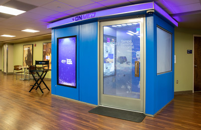 Tampa General Hospital is first in the world to launch OnMed telemedicine station. Tampa General Hospital is first in the world to launch OnMed telemedicine station.