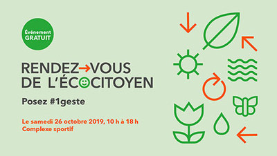Rendez-vous de l'cocitoyen le 26 octobre (Groupe CNW/Ville de Montral - Arrondissement de Saint-Laurent)