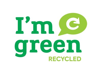I'm green Recycled logo