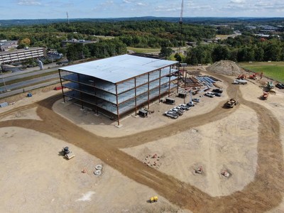 A “Topping Off” celebration at the Olympus Westborough site was held to celebrate the coming opening in 2021.