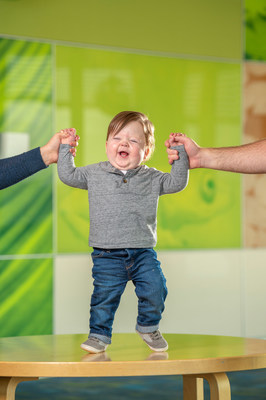 Two-year-old Oliver, who was diagnosed with hypoplastic left heart syndrome before birth, celebrates his bright future after receiving care at Children&rsquo;s Hospital Colorado.