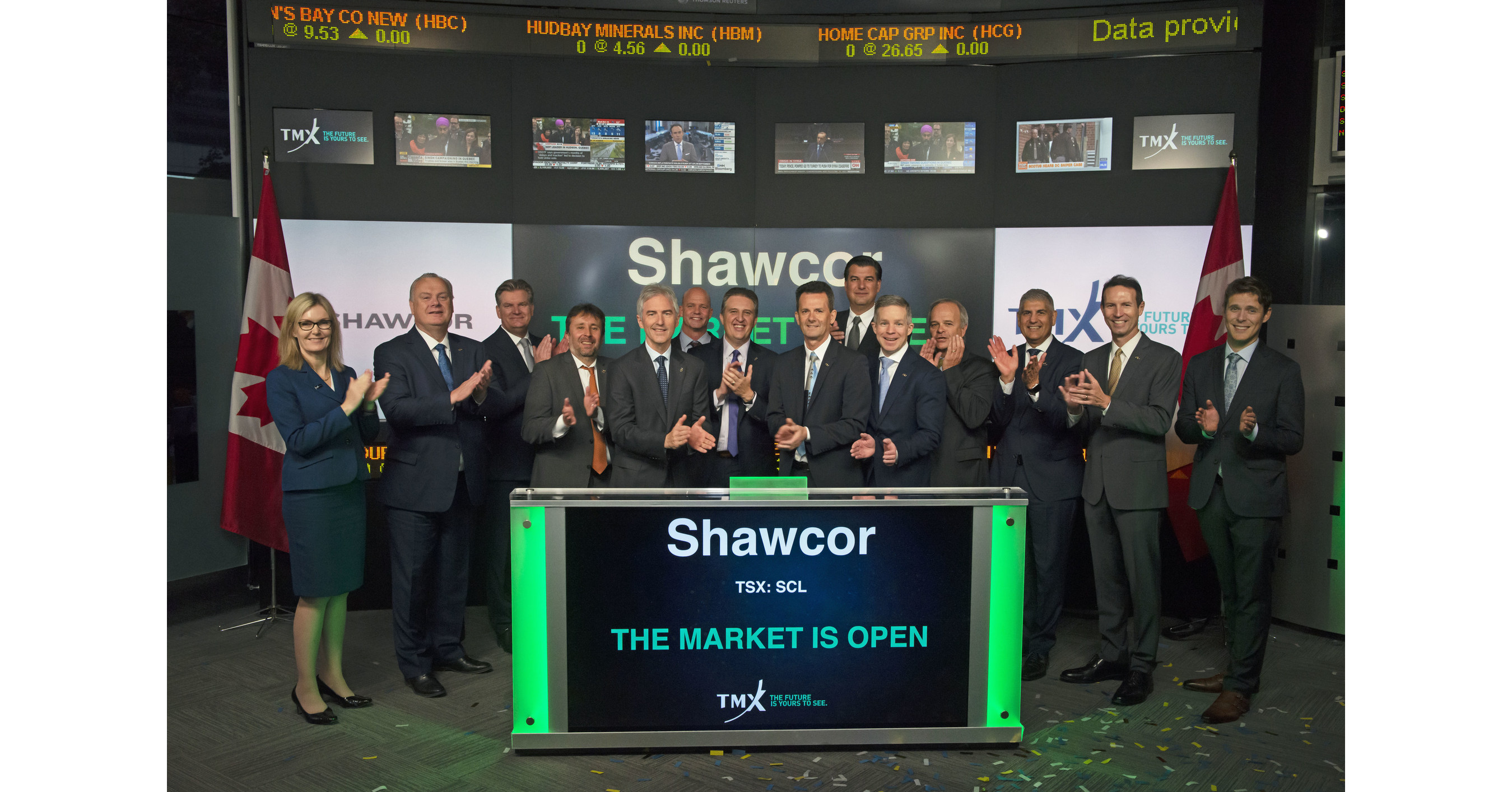 Shawcor Ltd. Opens the Market