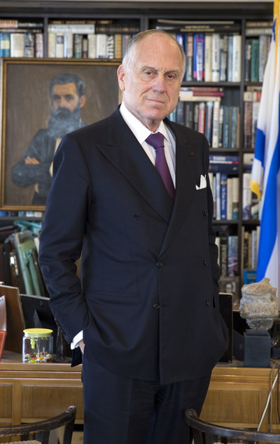 Ronald S. Lauder, président de  WJC; crédit photo : Noa Grayevsky (PRNewsfoto/JCS International)