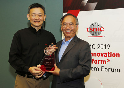 Chi-Foon Chan, Co-CEO of Synopsys, Accepts a Partner of the Year Award from Dr. Cliff Hou, Vice President of Technology Development for TSMC Chi-Foon Chan, Co-CEO of Synopsys, Accepts a Partner of the Year Award from Dr. Cliff Hou, Vice President of Technology Development for TSMC