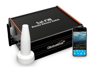 With the new Sat-Fi2® Remote Antenna Sttion users can access the Globalstar Satellite Network via any Wi-Fi enabled smart device for reliable connectivity inside vehicles, vessels and remote buildings beyond the reach of cellular. (CNW Group/Globalstar Canada Satellite Co)