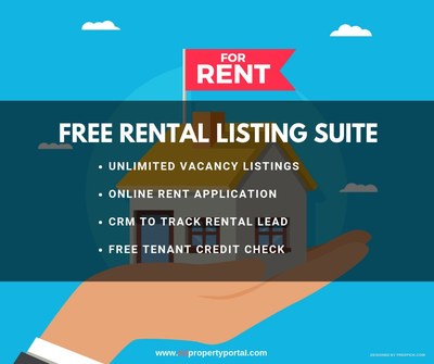 FREE Rental Listing suite with the FREE tenant background check. (CNW Group/Mi Property Portal)