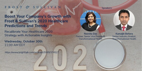 Frost & Sullivan Reveals How to Shape Your Healthcare Strategy for 2020 in this $2 Trillion Market