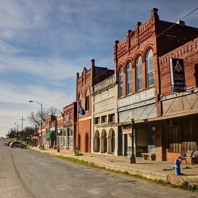 Caddo, Oklahoma, site of CG's first Citizen Center