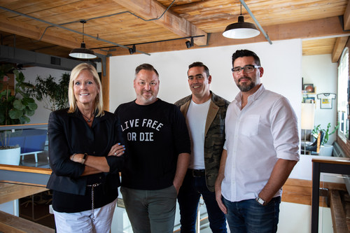 York Creative Leadership team, from left, Pam Hamlin, Travis York, Mark Battista, Michael Wachs.
