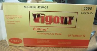Vigour tablets (CNW Group/Health Canada)