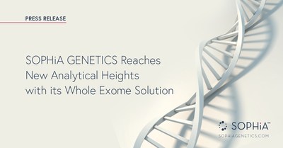 SOPHiA GENETICS Reaches New Analytical Heights with its Whole Exome Solution