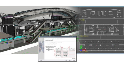 Bentley's OpenBuildings Station Designer now includes LEGION Model Builder to improve design quality and functional space.