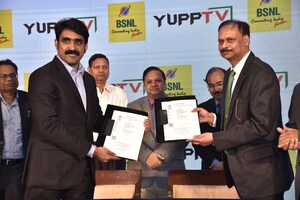 YuppTV une fuerzas con BSNL para una asociación de servicios de tipo triple play