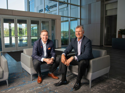 Burns & McDonnell is launching its first new brand in the firm's history with 1898 & Co., a future-focused consulting and technology solutions arm. Chris Underwood (left) is the general manager of 1898 & Co. and Ray Kowalik (right) is the CEO of Burns & McDonnell.