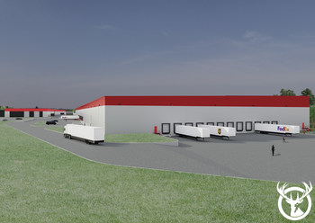 Red Stag Fulfillment New Fulfillment Center Rendering