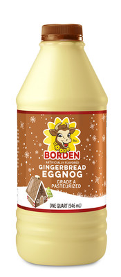 Borden Dairy introduces Gingerbread Eggnog in time for the holiday season