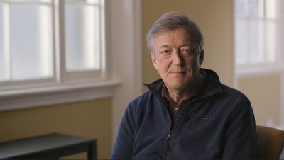 Stephen Fry participates in the Movember public service announcement Stephen Fry participates in the Movember public service announcement