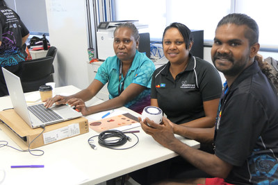 Aboriginal Health Workers and Diabetes WA Staff using Silhouette