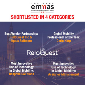 ReloQuest Inc. Receives Four Global Mobility Award Shortlistings from FEM