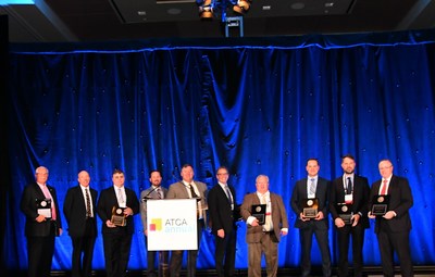 GBDAA SkyVision team accepts the ATCA Annual Team Award for Outstanding Achievement.