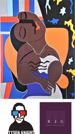 Artist Tysen Knight Premiers 'Masterpiece Mash-Up' Collection at RobertJamesGallery.com