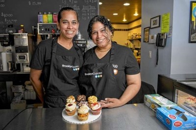 Brooklyn Cupcake owners Gina Madera and Carmen Rodriguez.