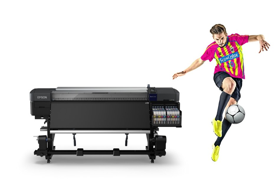 The SureColor F9470H is Epson’s first dye sublimation printing solution featuring two genuine fluorescent inks – Yellow and Pink – which bring bright, vivid colors to the production of sportswear, workwear, and fashion items.