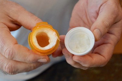Beginning in 2020, all CVS Pharmacy locations that do not currently have safe medication disposal will offer DisposeRx packets at no cost to patients filling an opioid prescription for the first time. According to the manufacturer, when water and the DisposeRx powder are added to a pill bottle with unwanted prescription medications the combination produces a biodegradable gel, allowing for safe disposal at home. Beginning in 2020, all CVS Pharmacy locations that do not currently have safe medication disposal will offer DisposeRx packets at no cost to patients filling an opioid prescription for the first time. According to the manufacturer, when water and the DisposeRx powder are added to a pill bottle with unwanted prescription medications the combination produces a biodegradable gel, allowing for safe disposal at home.