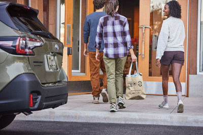 Subaru brings recycling program to all REI stores offering a convenient way for REI members and customer to recycle snack wrappers.