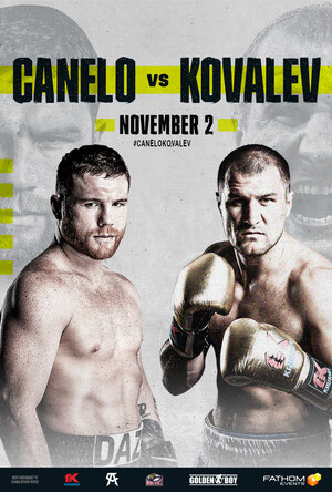 Canelo Alvarez and Sergey 'Krusher' Kovalev's Battle for the WBO Light Heavyweight World Title Live in U.S. Movie Theaters on November 2