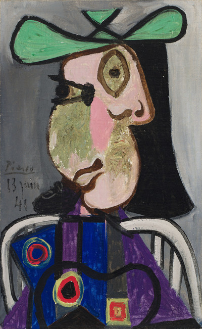 L’iconique Femme au chapeau de Pablo Picasso devrait rapporter de 8 à 10 millions à la vente automnale de la Maison Heffel le 20 novembre prochain (Groupe CNW/Maison de ventes aux enchères Heffel)