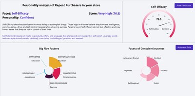 Shopper Personality app Personality Explorer Dashboard