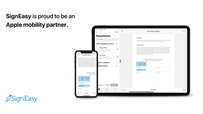 SignEasy is proud to be an Apple mobility partner.