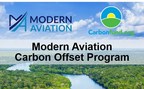 Modern Aviation Partners with Carbonfund.org Foundation to Offset Aviation Fuel Carbon Emissions