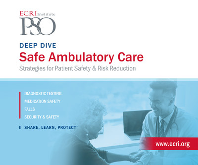 New research from ECRI Institute, the nation’s leading independent, non-profit patient safety organization, reveals that diagnostic testing and medication events are the most frequent safety risks patients face in ambulatory care. ECRI Institute’s Deep Dive: Safe Ambulatory Care, Strategies for Patient Safety & Risk Reduction identifies solutions for five key types of safety challenges occurring in ambulatory care, the largest and most widely used segment of the healthcare system.