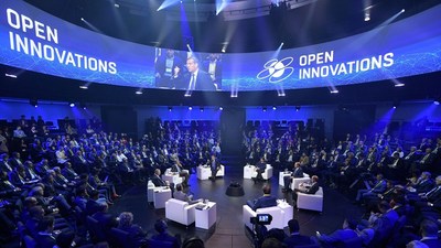 100개국 이상의 대표들, 모스크바 'Open Innovations' 포럼에 참가
